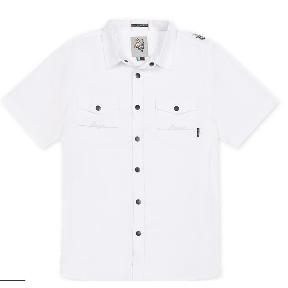 New Baja Llama, Dissident Split Personalities Snap Western Shirt Size XXL - Picture 1 of 5